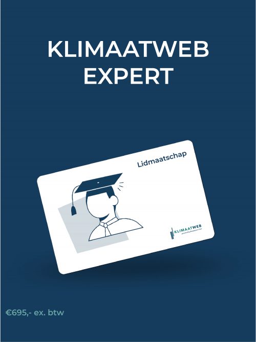Klimaatweb Expert lidmaatschap